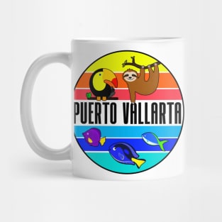 Puerto Vallarta Mexico Beach Tropical Fish Toucan Mug